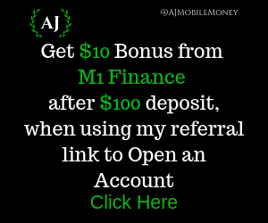 M1 Finance Affiliate Referral Bonus. Open an M1 Finance Brokerage Account, get $10 after initial deposit of $100. M1 Finance Review. M1 Invest. M1 IRA. M1 Roth IRA. M1 Trading Account. M1 Investment Account. M1 Spend. M1 Borrow.